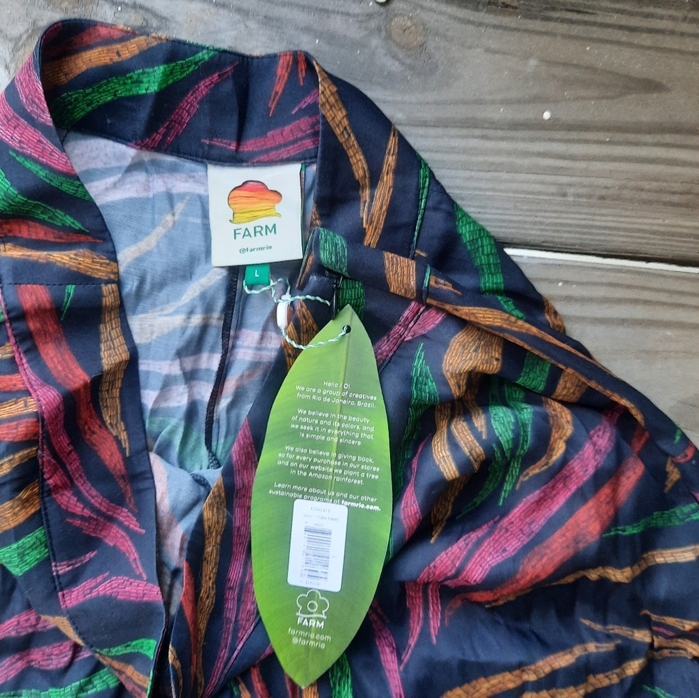 FARM Rio Shinny Zebra Pants - Picture 3 of 4